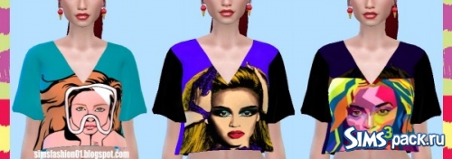 Топ от Sims Fashion