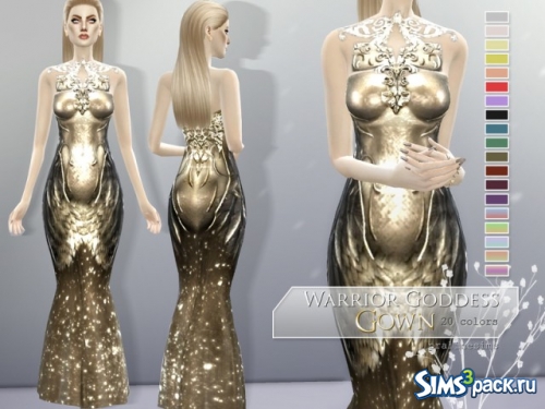 Платье Warrior Goddess Gown - 2 Versions от Pralinesims