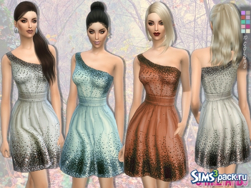 Милое платье от sims2fanbg