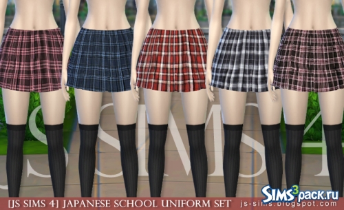 Школьная форма от JS Sims 4