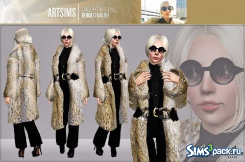 Пальто из искусственного меха Caught InIn Style от Artsims