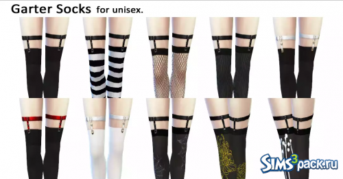 Чулки Garter Socks for unisex