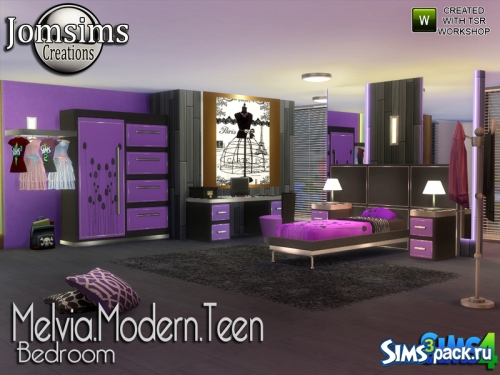 Спальня для подростка Melvia modern от jomsims