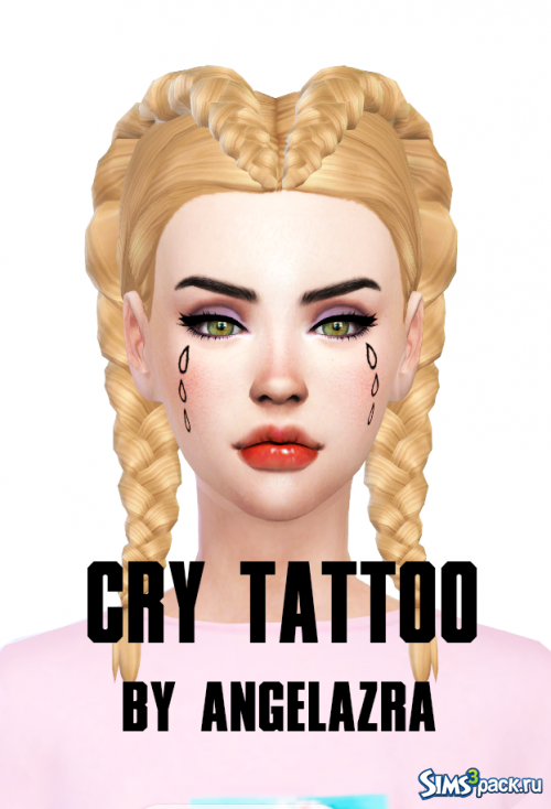 TattooFace Cry от AnarchyOFtheSims