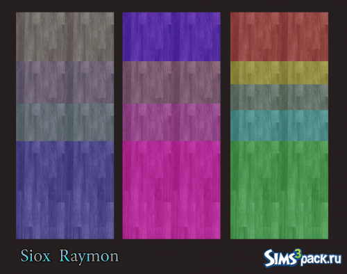 Цветные деревянные полы от SioxRaymon