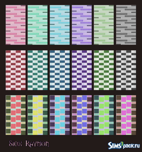 Плитка Colors 3 варианта от SioxRaymon