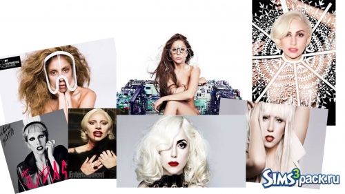 Картины с Lady Gaga от SmailSims