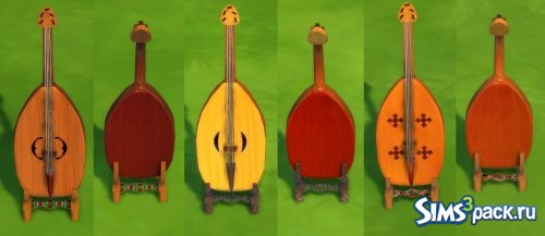 Средневековая скрипка "Vielle"