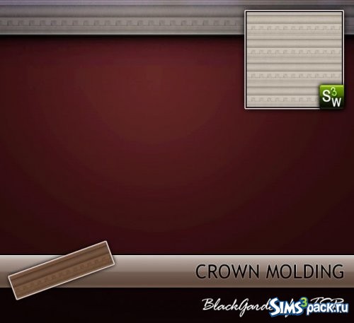 Покрытие Crown Moulding от BlackGarden