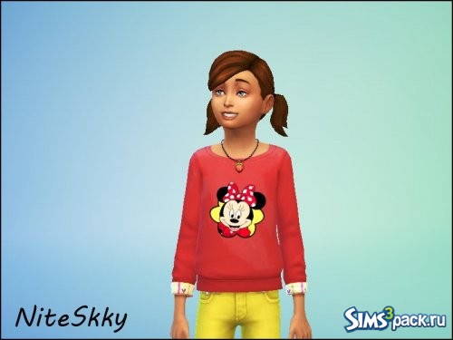 Детский свитшот Girls Minnie Mouse Sweatshirt от Misdreavus