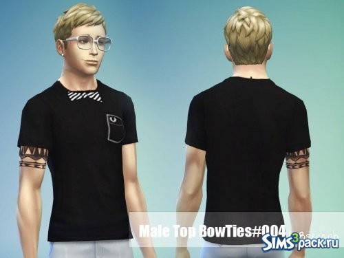 Сет мужских футболок Bowties#001