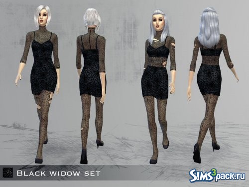 Платье Black widow