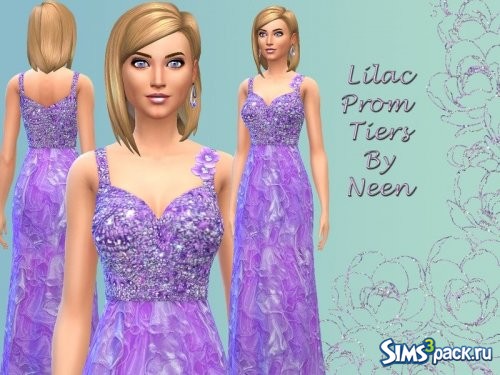 Платье Lilac Prom Tiers