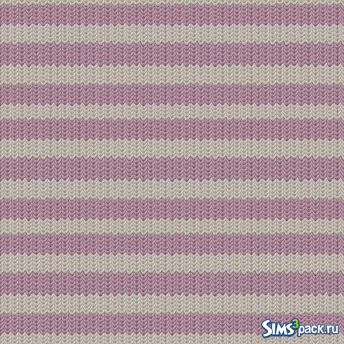 Вязаная текстура Thick Striped Knit