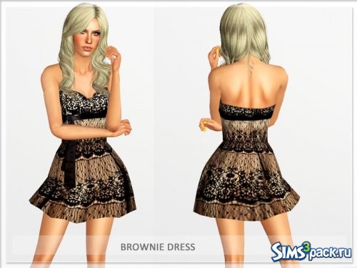 Платье Brownie от Serpentrogue