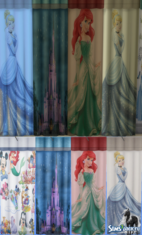 Curtains Disney