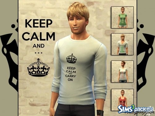 Сет футболок Keep calm от Bettyboopjade