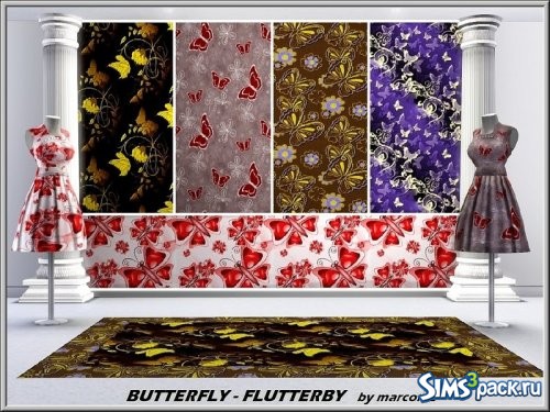 Текстуры Butterfly - Flutterby