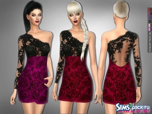 Платье Rose от sims2fanbg