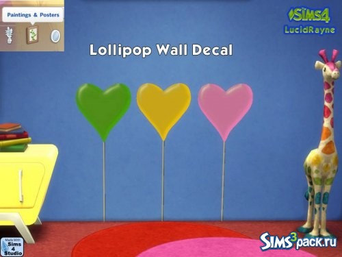 Украшения для стен Lollipop Decal
