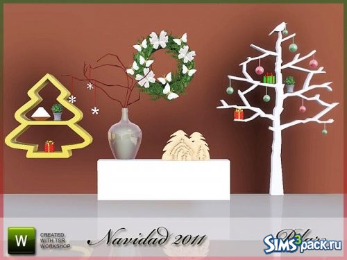 Сет декора Christmas ornaments 2011 от Pilar