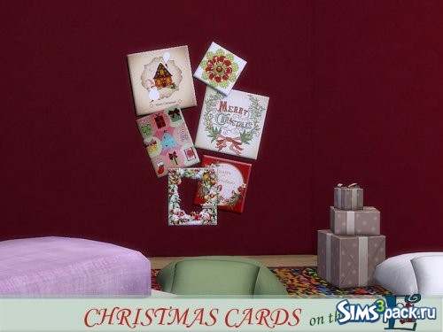 Рождественские открытки на стену 