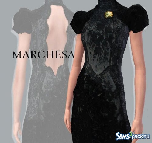 Платье Marchesa