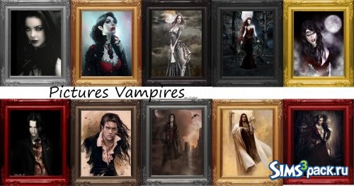 Картины "Вампиры"