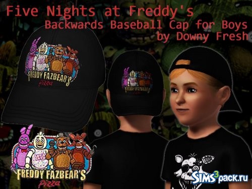 Бейсболки Five Nights At Freddy от Downy Fresh