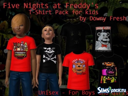 Футболки Five Nights At Freddy от Downy Fresh