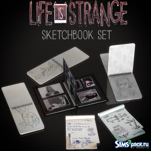 Набор декора Life is Strange: SketchBook от Mimoto