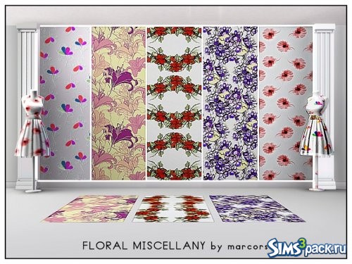 Текстуры Floral Miscellany от marcorse