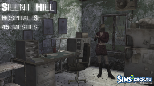 Набор объектов из Silent Hill от Mimoto