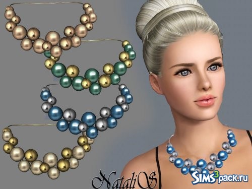 Колье Giant pearls and beads 