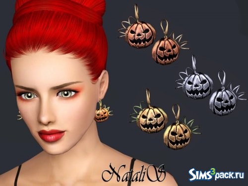 Серьги Halloween Pumpkin от NataliS