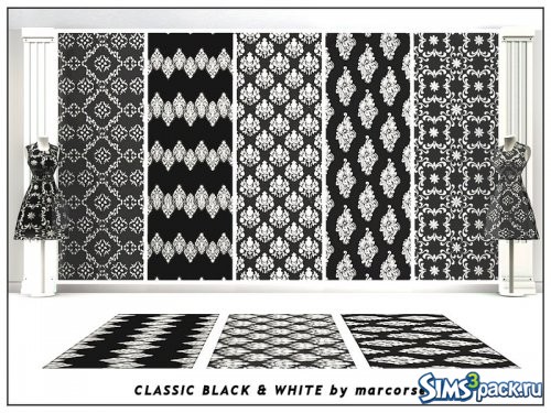 Текстуры Classic Black and White от marcorse