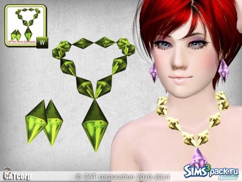 Сет Green Jewelery от CATcorp