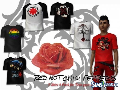 Футболки Red Hot Chili Peppers от Downy Fresh