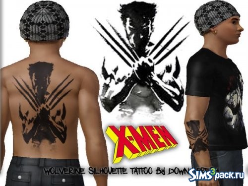 Татуировка Marvel X-Men Wolverine 