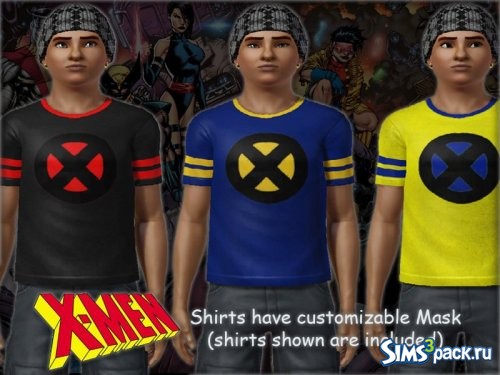 Футболки Marvel X-Men Custom 