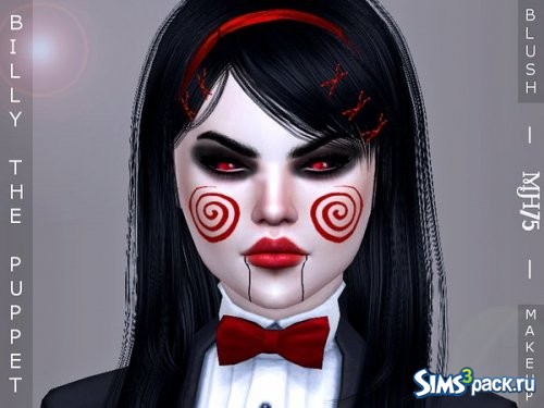Макияж Billy The Puppet от Margeh-75