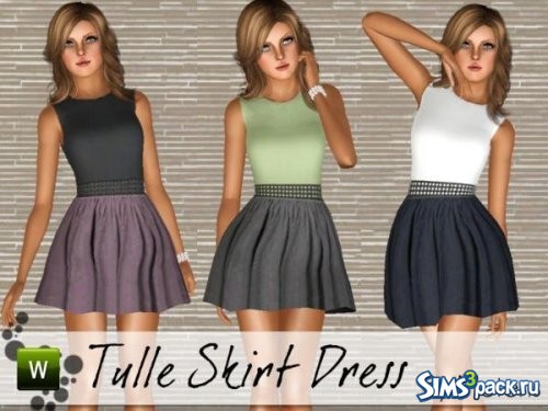 Платье Tulle Skirt от Metens