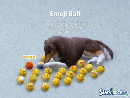 Мячики Emoji от kliekie