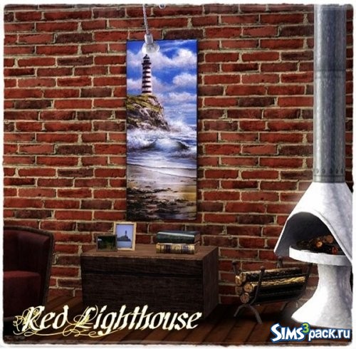 Картина Red Lighthouse