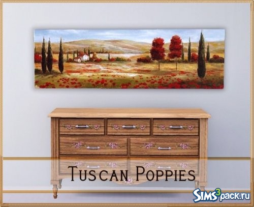 Картина Tuscan Poppies от lillka
