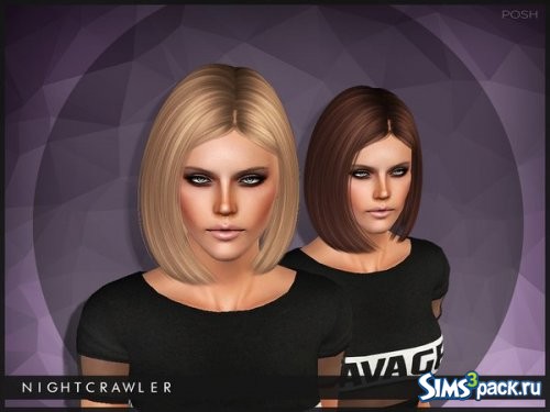 Прическа Posh от Nightcrawler Sims
