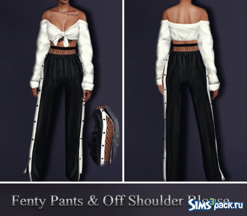 Блуза, брюки и колготки FENTY x PUMA от santosfashionsims