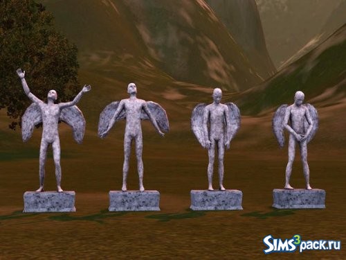 Статуи Male Angel от sim_man123