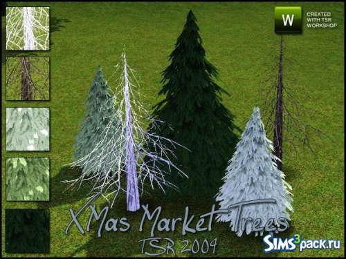 Сет XMas Market Trees от sim_man123