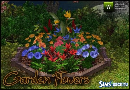 Садовые цветы от sim_man123